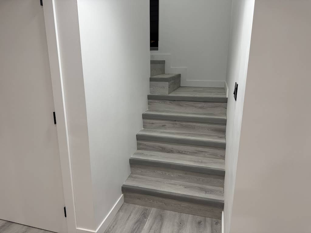 Completed interior staircase
